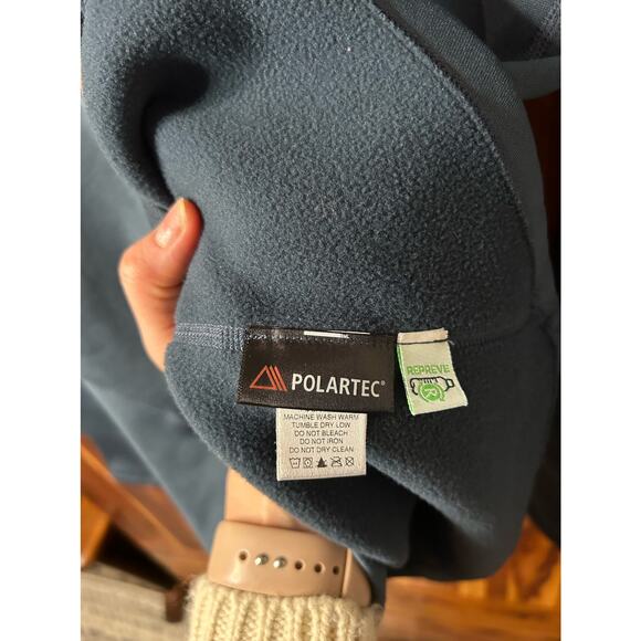 Eastern Mountain Sports Mens XL Navy polertec shirt - Picture 6 of 9